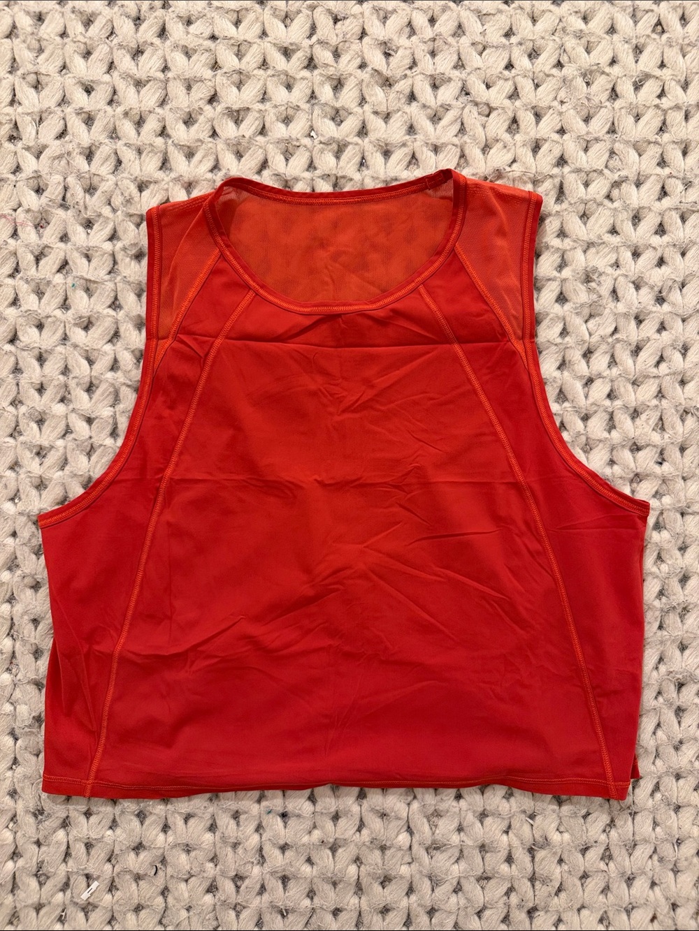 lululemon athletica Vibrant Red Workout Tank